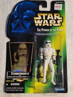 Kenner Star Wars Stormtrooper with Blaster Rifle and Heavy Infantry Cannon - MOC